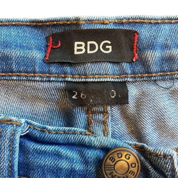 BDG High Rise Cigarette Ankle Medium Wash Jeans Women's 26 - Picture 4 of 5